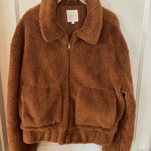 Plush Fuzzy Jacket L